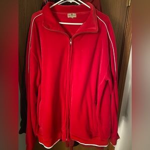 Mens velour track suit